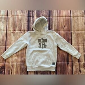 SOLD ✅ NFL Unisex Teens Long Sleeve Pullover Gray Hooded Sweatshirt Size: 14-16